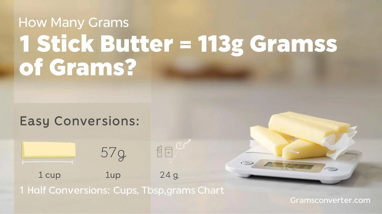 Grams in a Stick of Butter