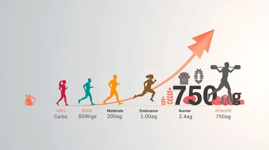 Carb Intake by Activity Level