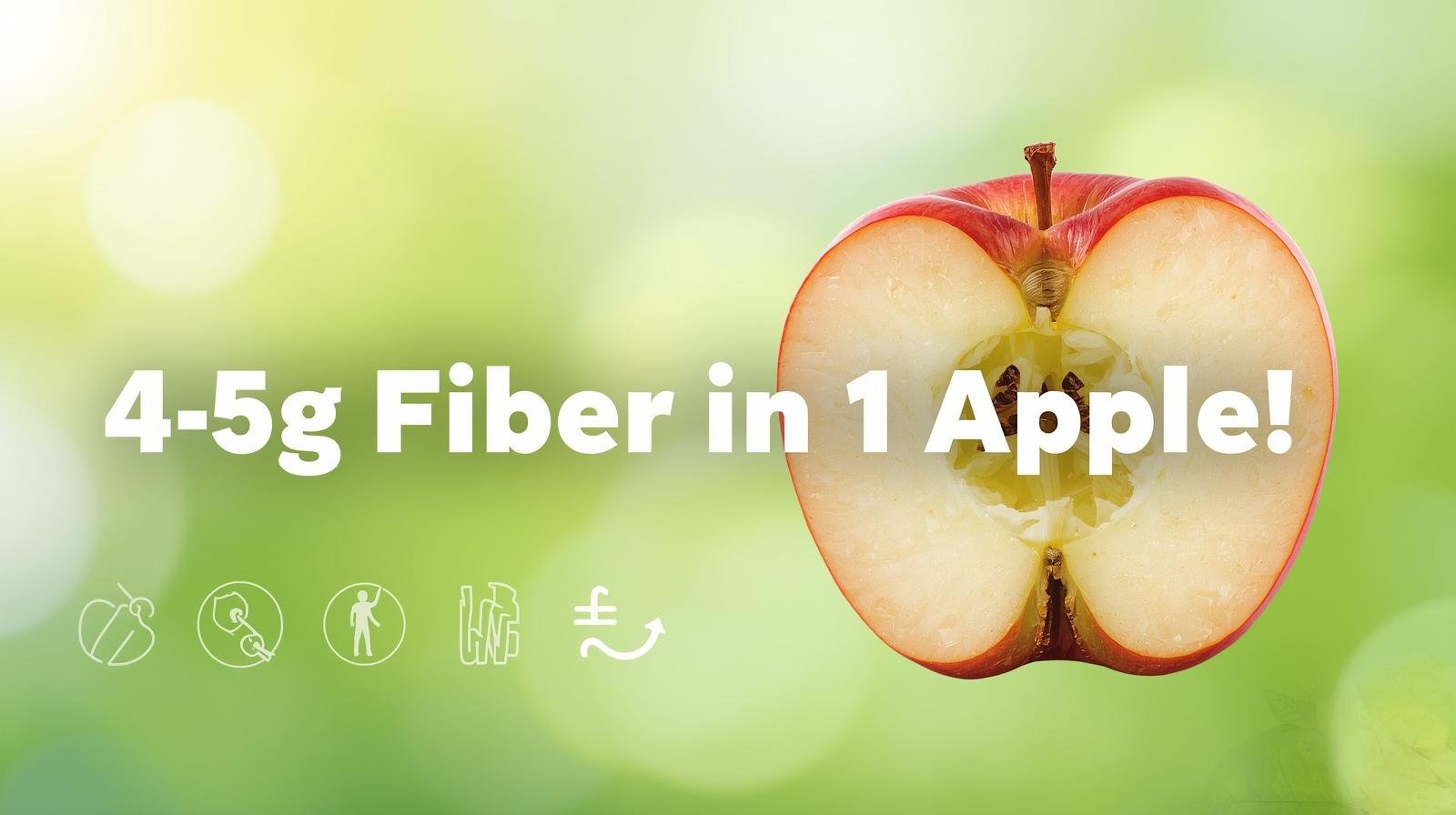 Grams of Fiber in an Apple