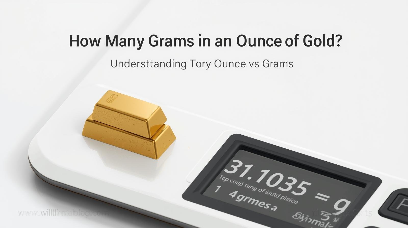 How Many Grams in an Ounce of Gold