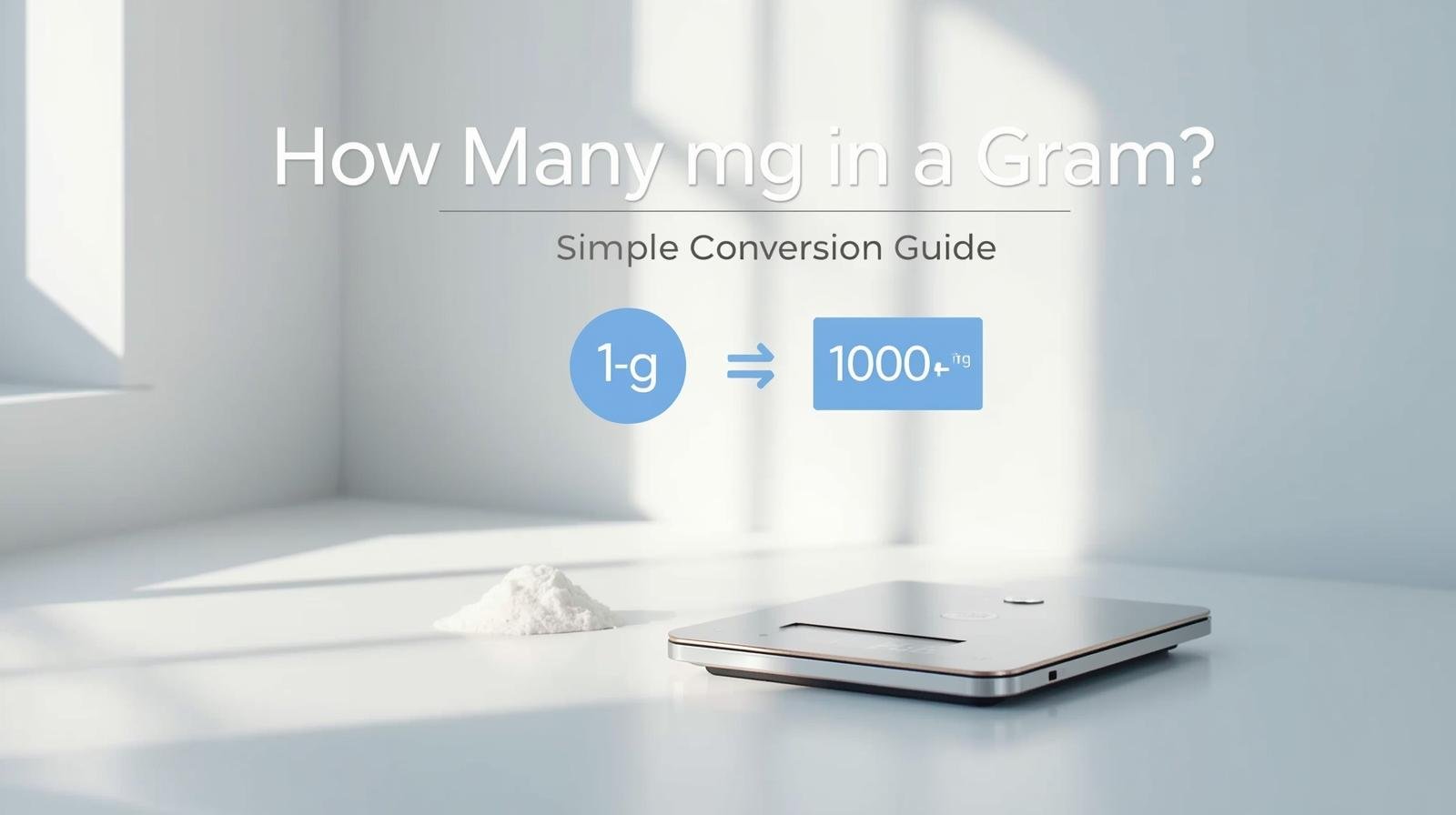 How Many mg in a Gram