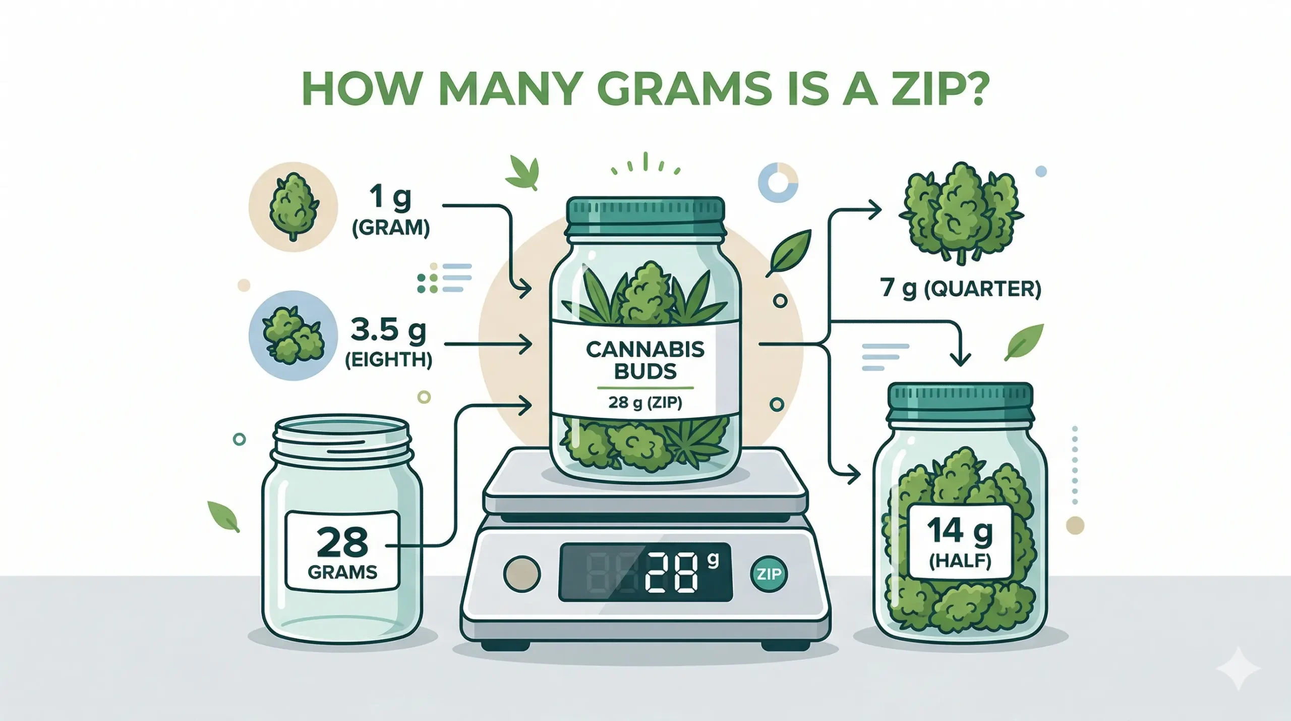 How Many Grams Is a Zip