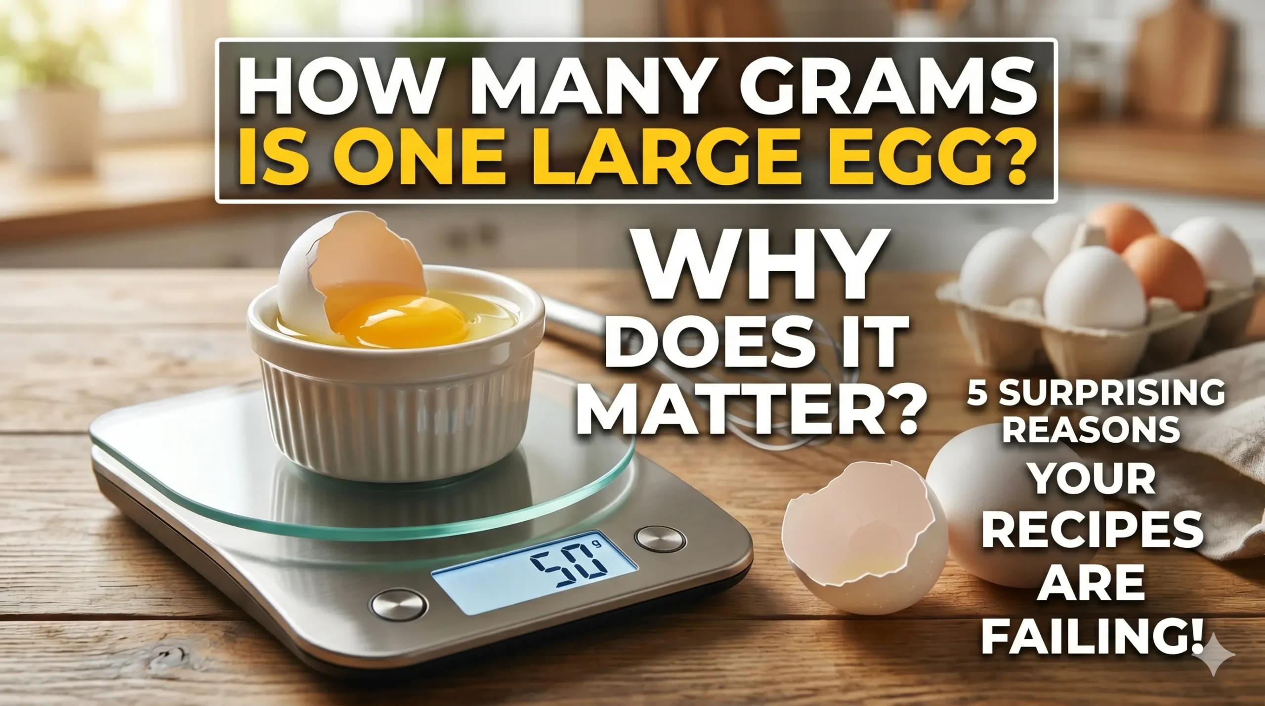 How Many Grams Is One Large Egg