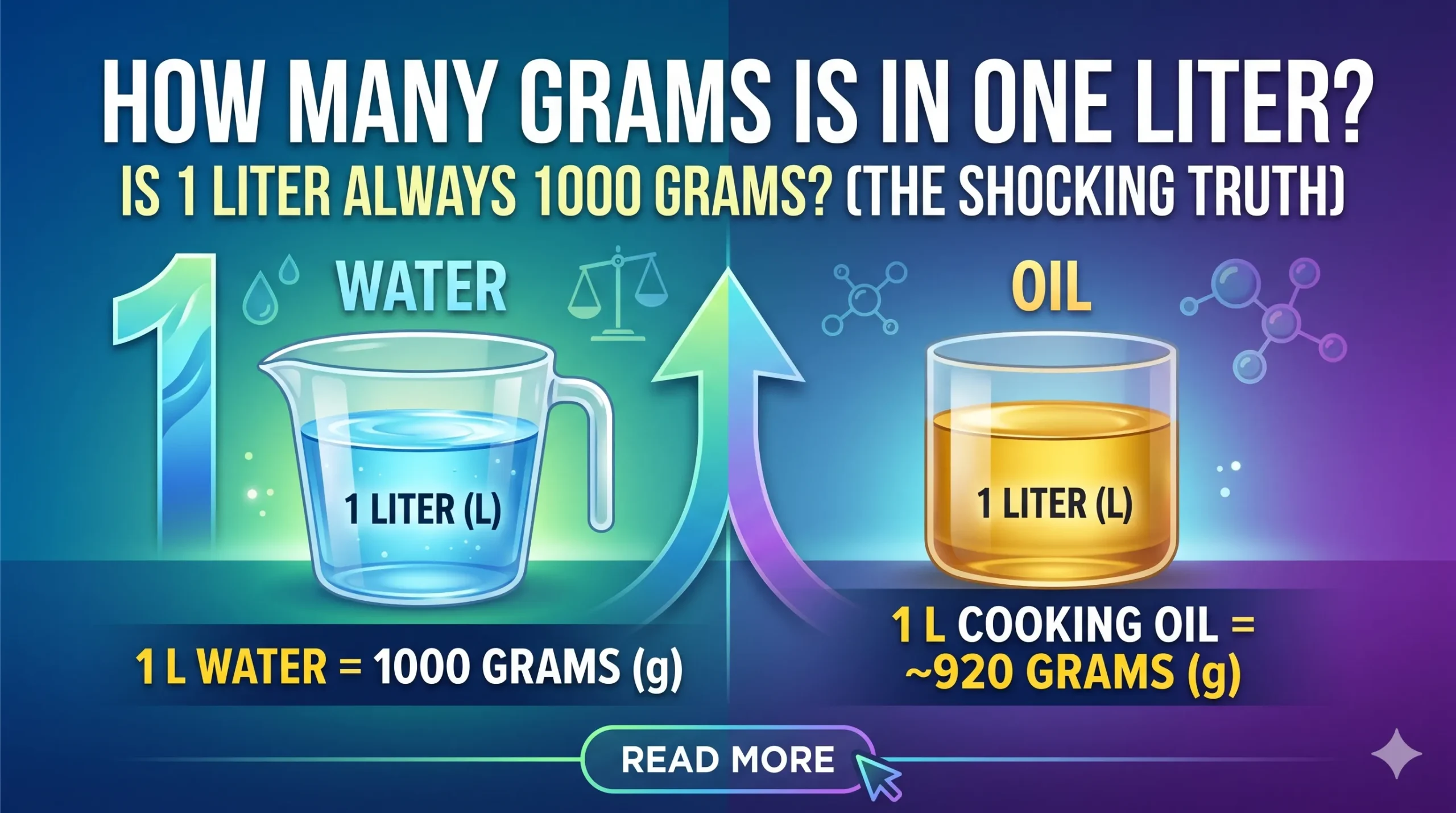 Grams Is in One Liter